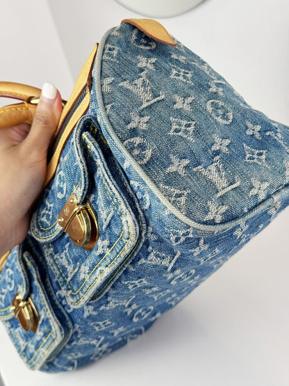 Louis Vuitton Vintage Denim Neo Speedy Handbag