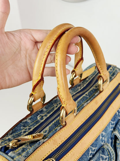 Louis Vuitton Vintage Denim Neo Speedy Handbag