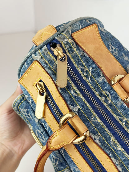 Louis Vuitton Vintage Denim Neo Speedy Handbag