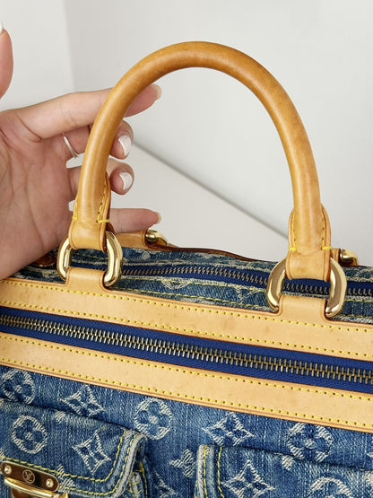 Louis Vuitton Vintage Denim Neo Speedy Handbag