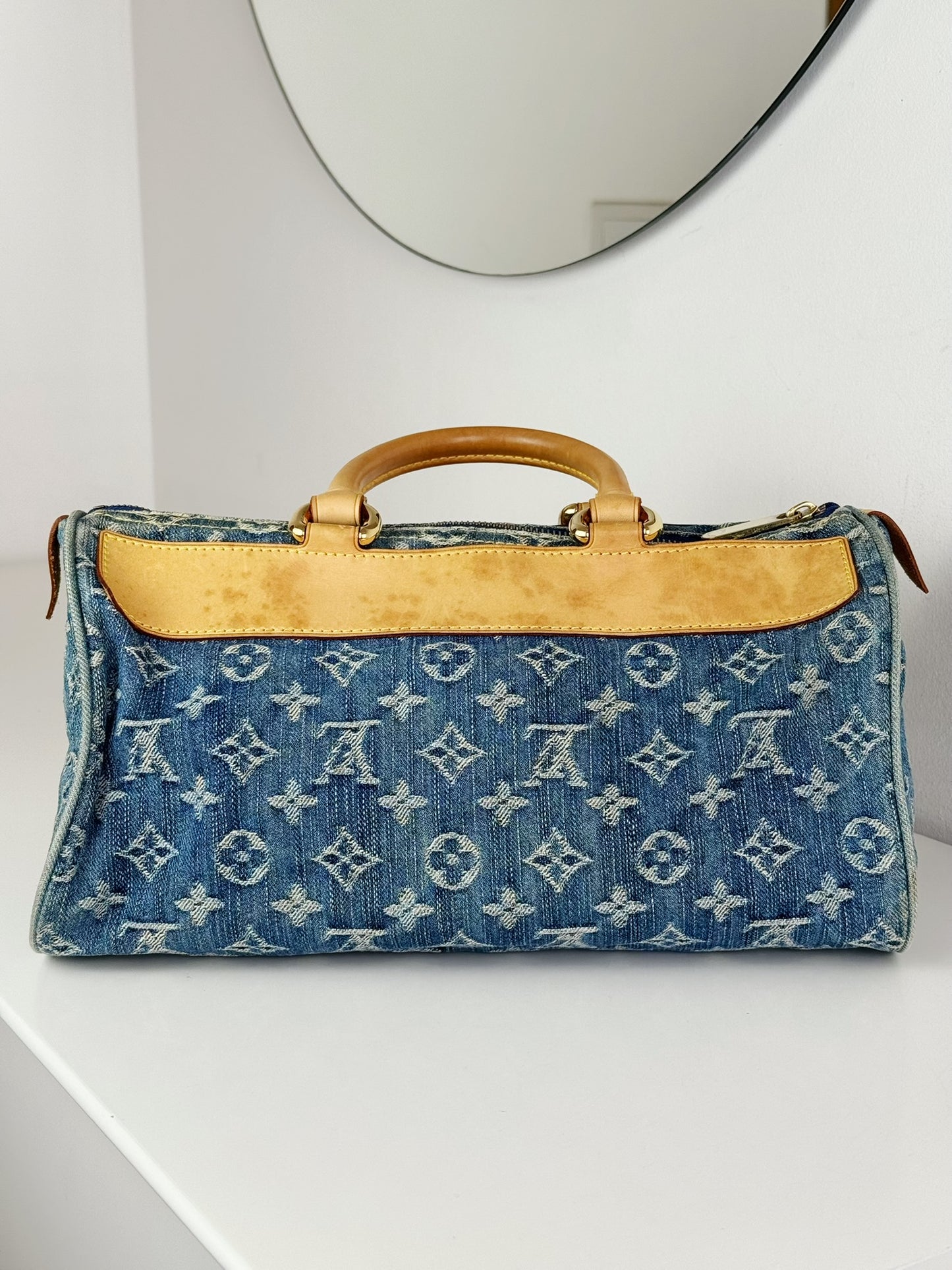 Louis Vuitton Vintage Denim Neo Speedy Handbag