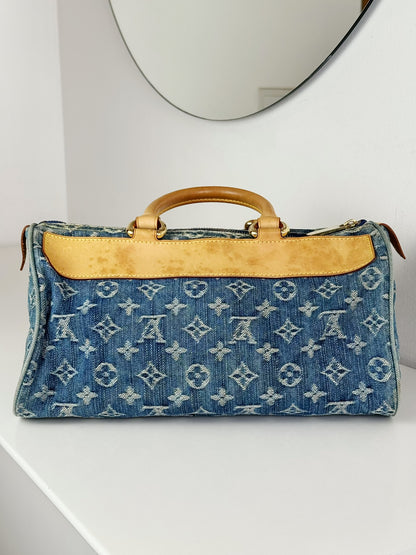 Louis Vuitton Vintage Denim Neo Speedy Handbag