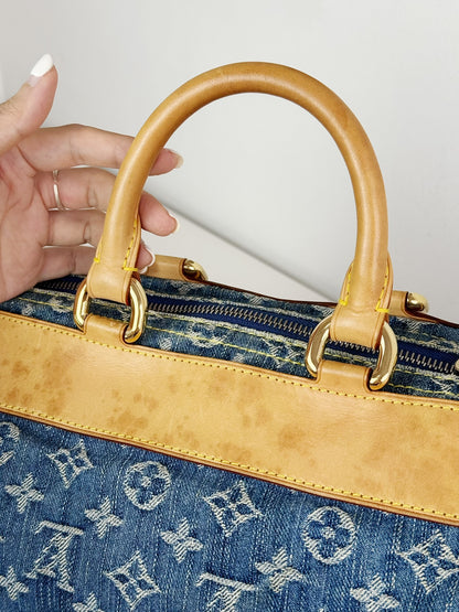 Louis Vuitton Vintage Denim Neo Speedy Handbag