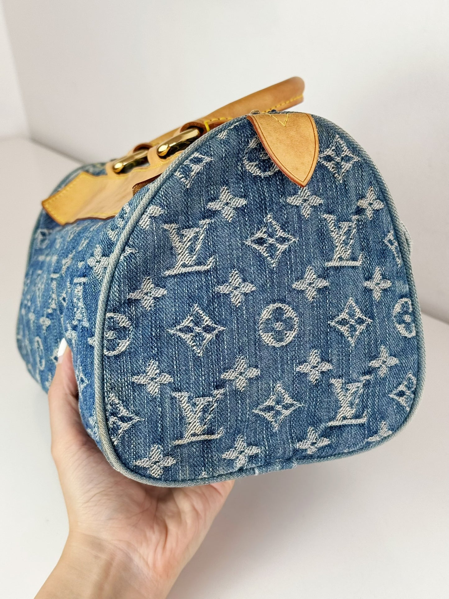 Louis Vuitton Vintage Denim Neo Speedy Handbag