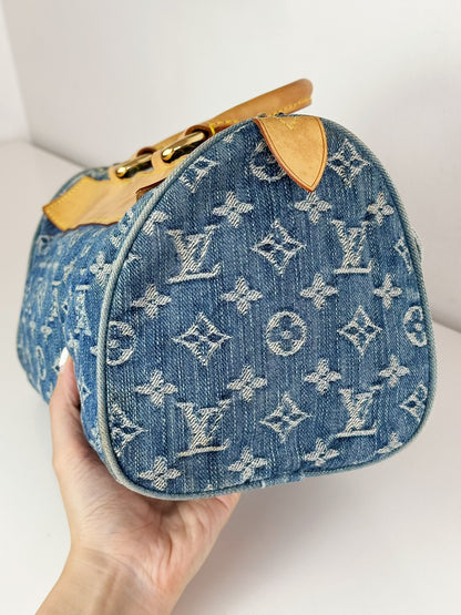 Louis Vuitton Vintage Denim Neo Speedy Handbag