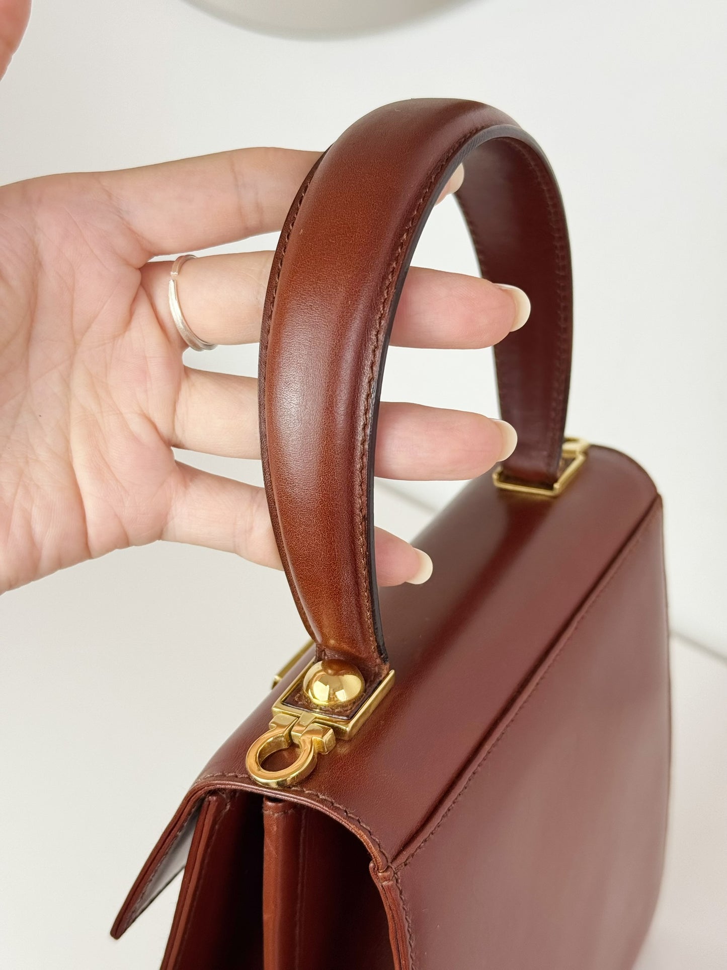 Salvatore Ferragamo Vintage Gancini Handbag Crossbody Bag