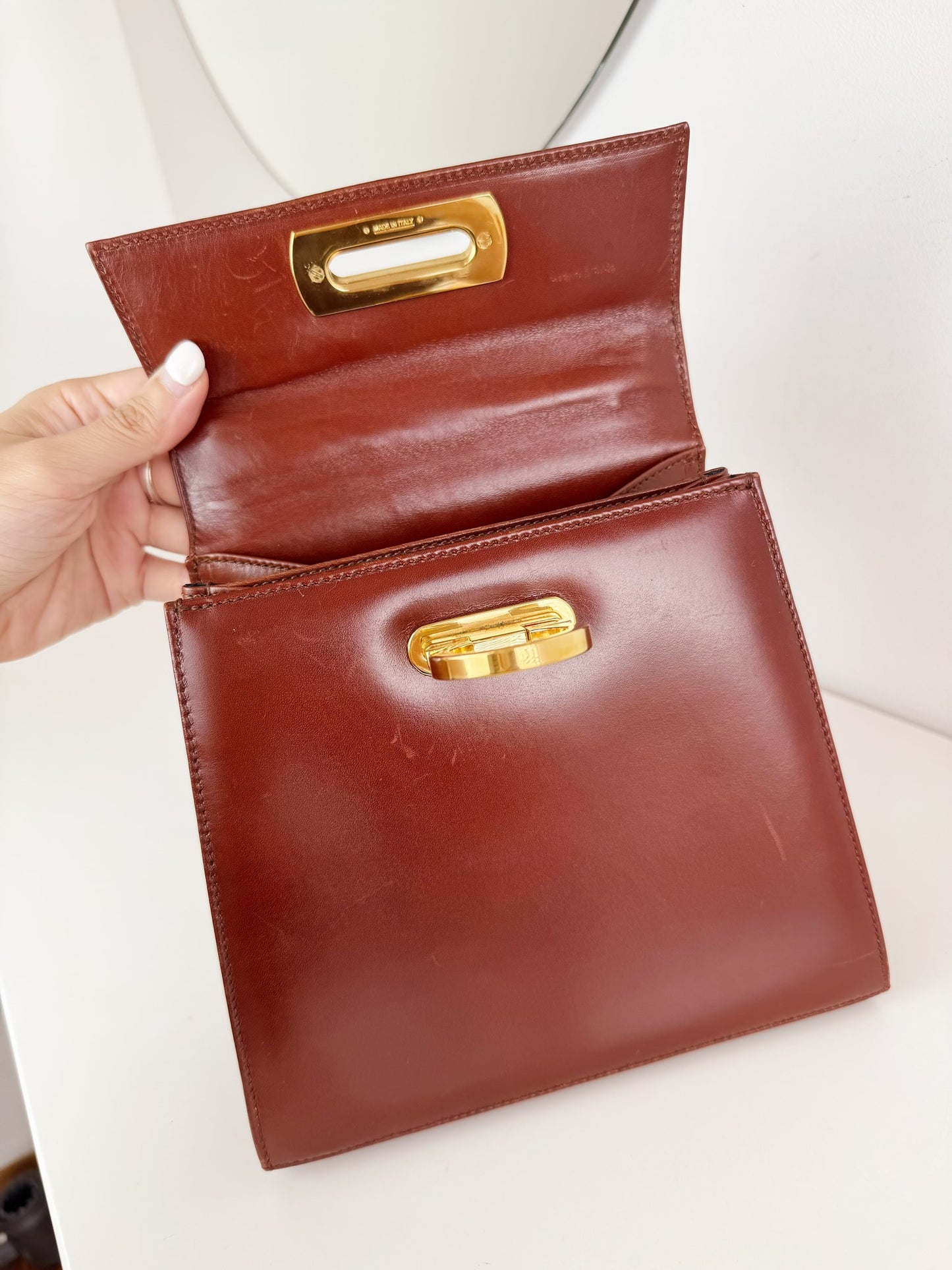 Salvatore Ferragamo Vintage Gancini Handbag Crossbody Bag