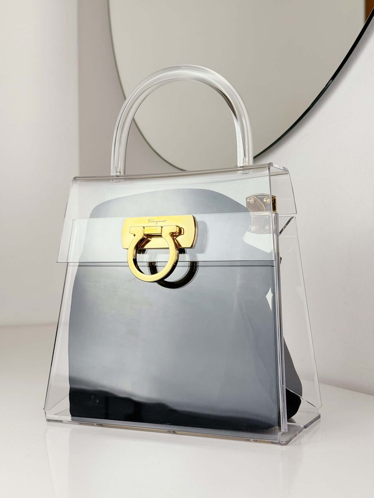 Salvatore Ferragamo Vintage Gancini Limited Edition 75/100 Handbag Bag