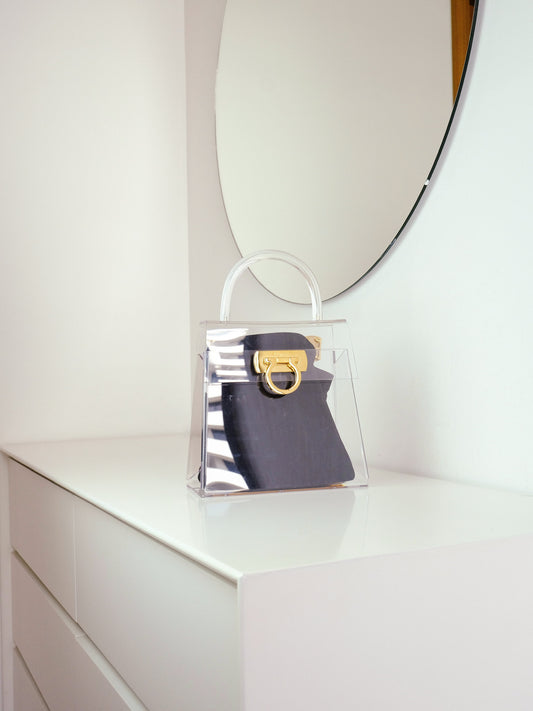 Salvatore Ferragamo Vintage Gancini Limited Edition 75/100 Handbag Bag