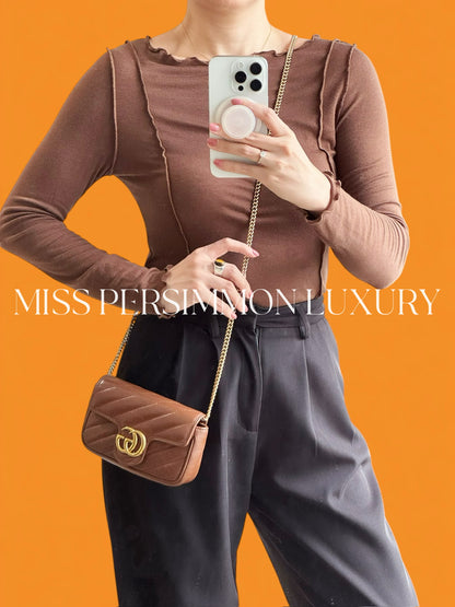 Gucci Vintage Super Mini Marmont Shoulder Crossbody Bag