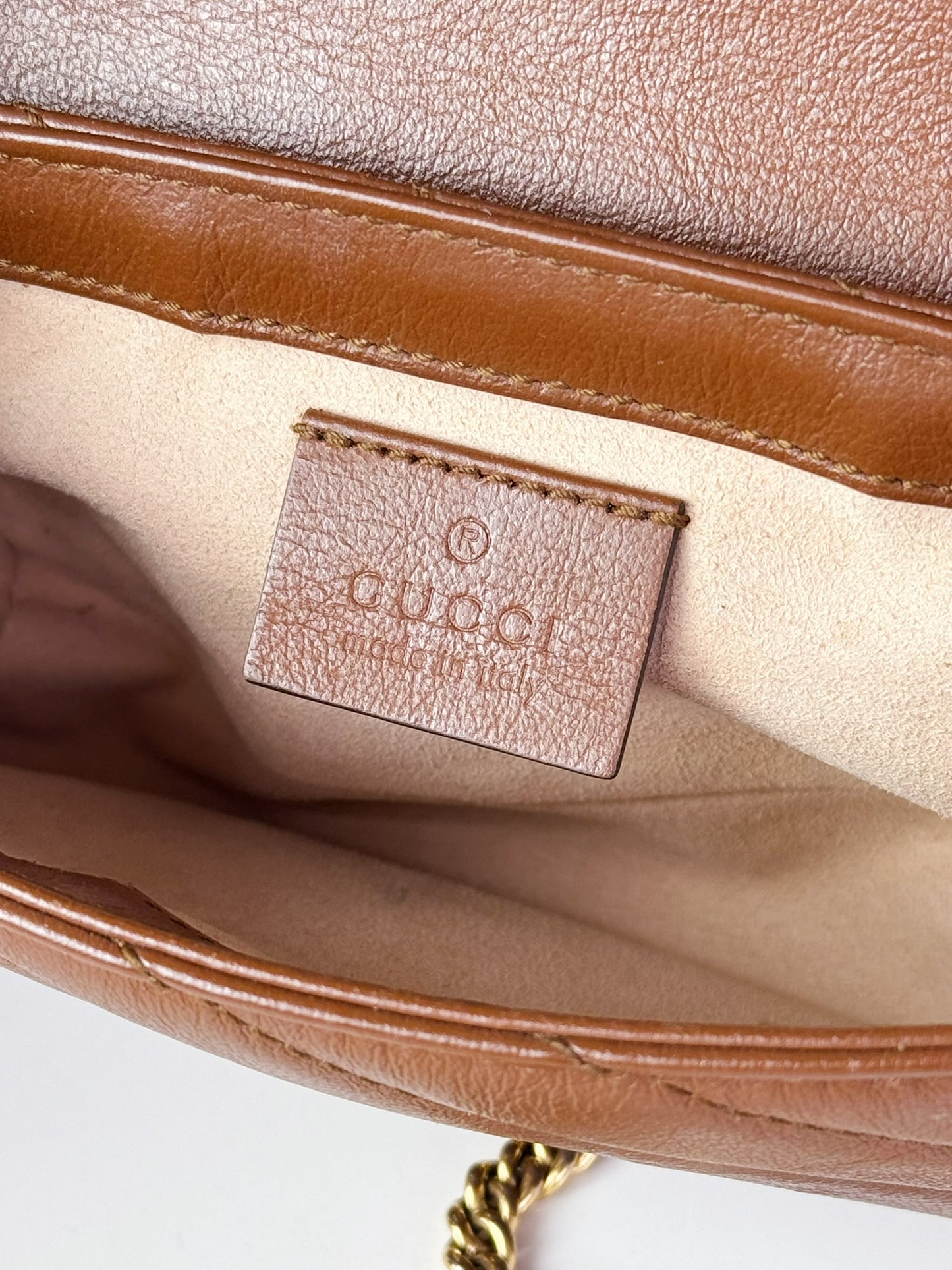 Gucci Vintage Super Mini Marmont Shoulder Crossbody Bag