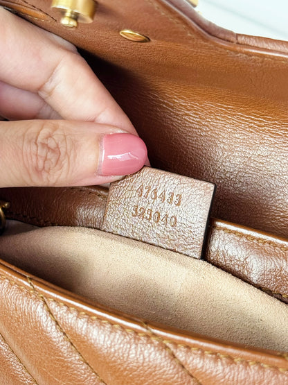 Gucci Vintage Super Mini Marmont Shoulder Crossbody Bag