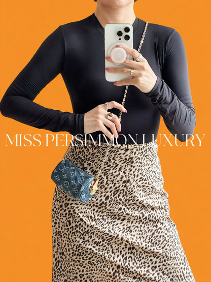 Louis Vuitton Denim Speedy Trousse Truth PM Pouch