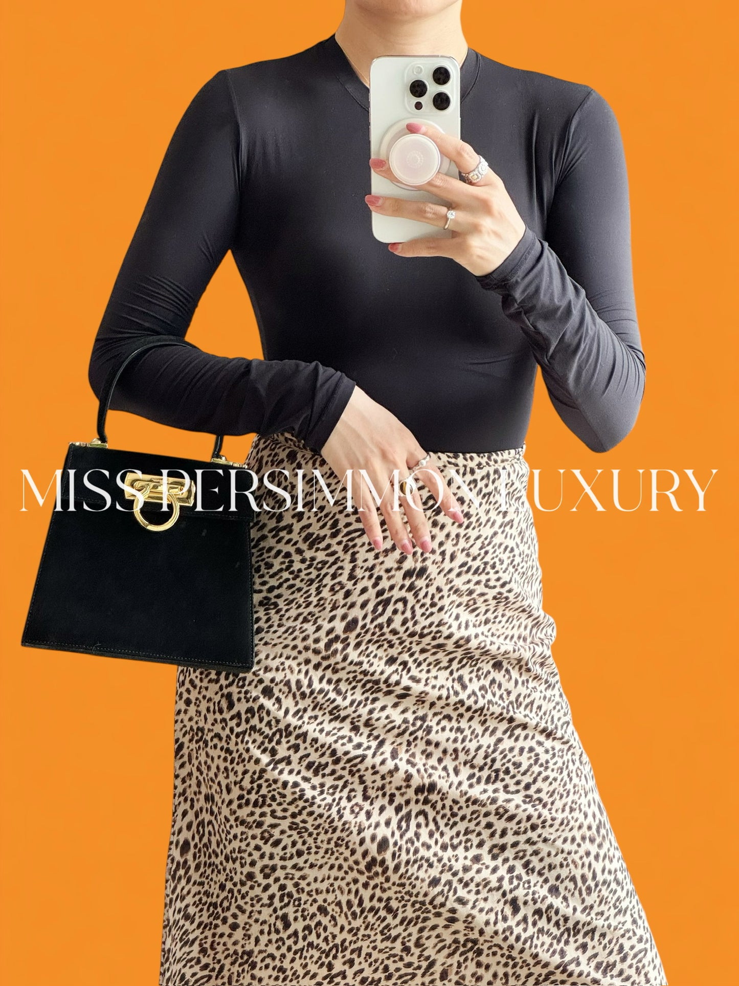 Salvatore Ferragamo Vintage Velvet Gancini Handbag Crossbody Bag