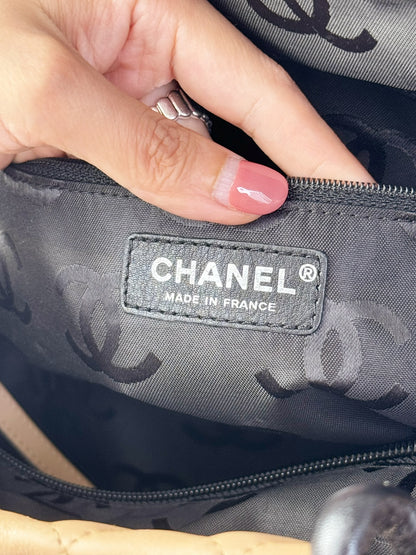 Chanel Vintage Cambon Tote Shoulder Bag