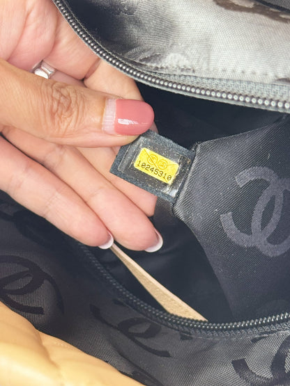 Chanel Vintage Cambon Tote Shoulder Bag