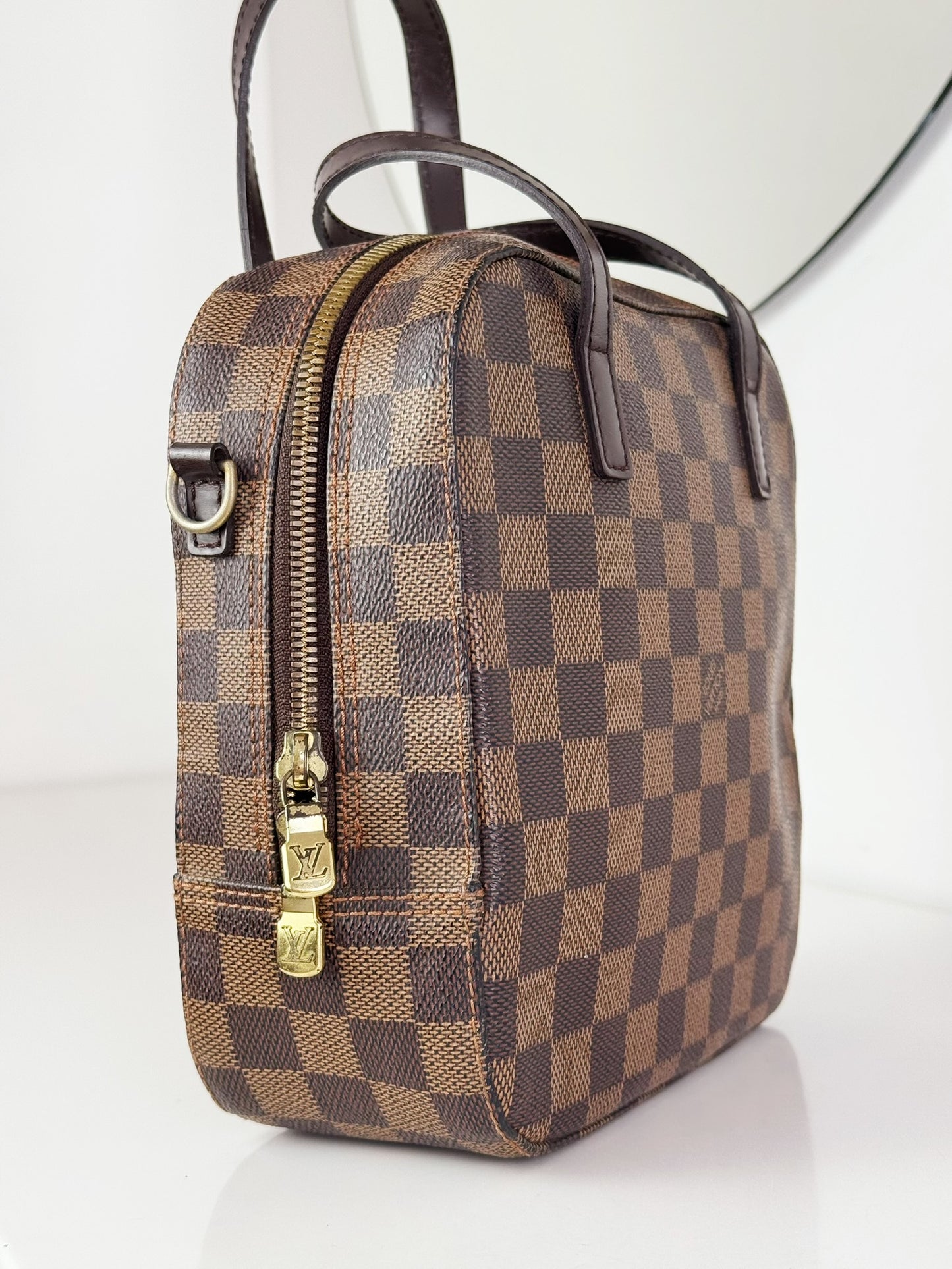 Louis Vuitton Vintage Damier Spontini Handbag Crossbody Bag