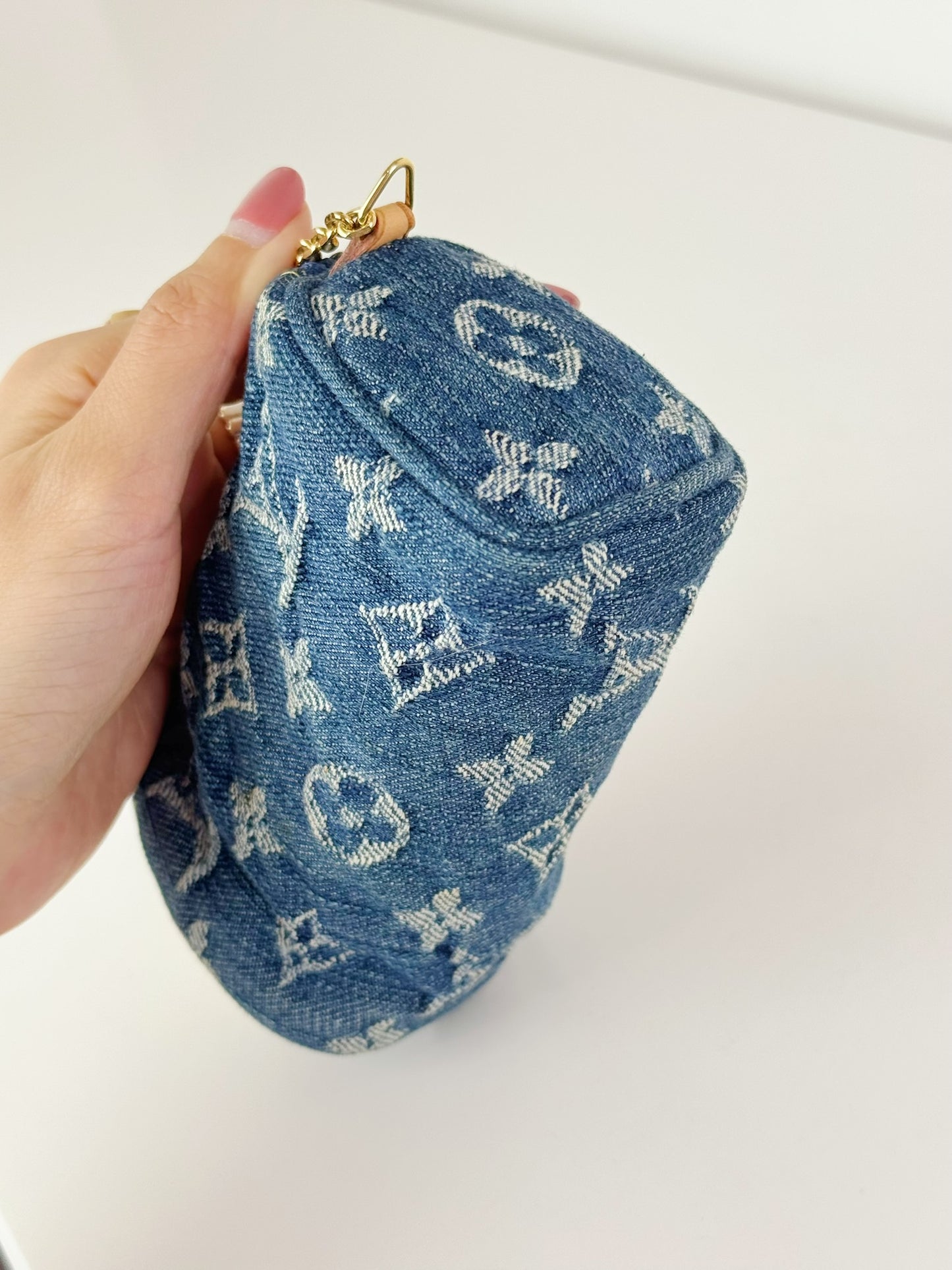 Louis Vuitton Denim Speedy Trousse Truth PM Pouch