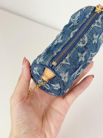 Louis Vuitton Denim Speedy Trousse Truth PM Pouch