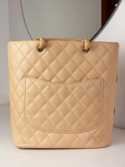 Chanel Vintage Cambon Shoulder Tote Bag