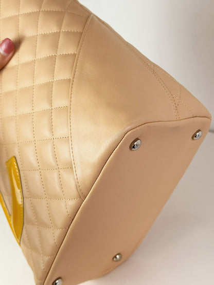 Chanel Vintage Cambon Shoulder Tote Bag