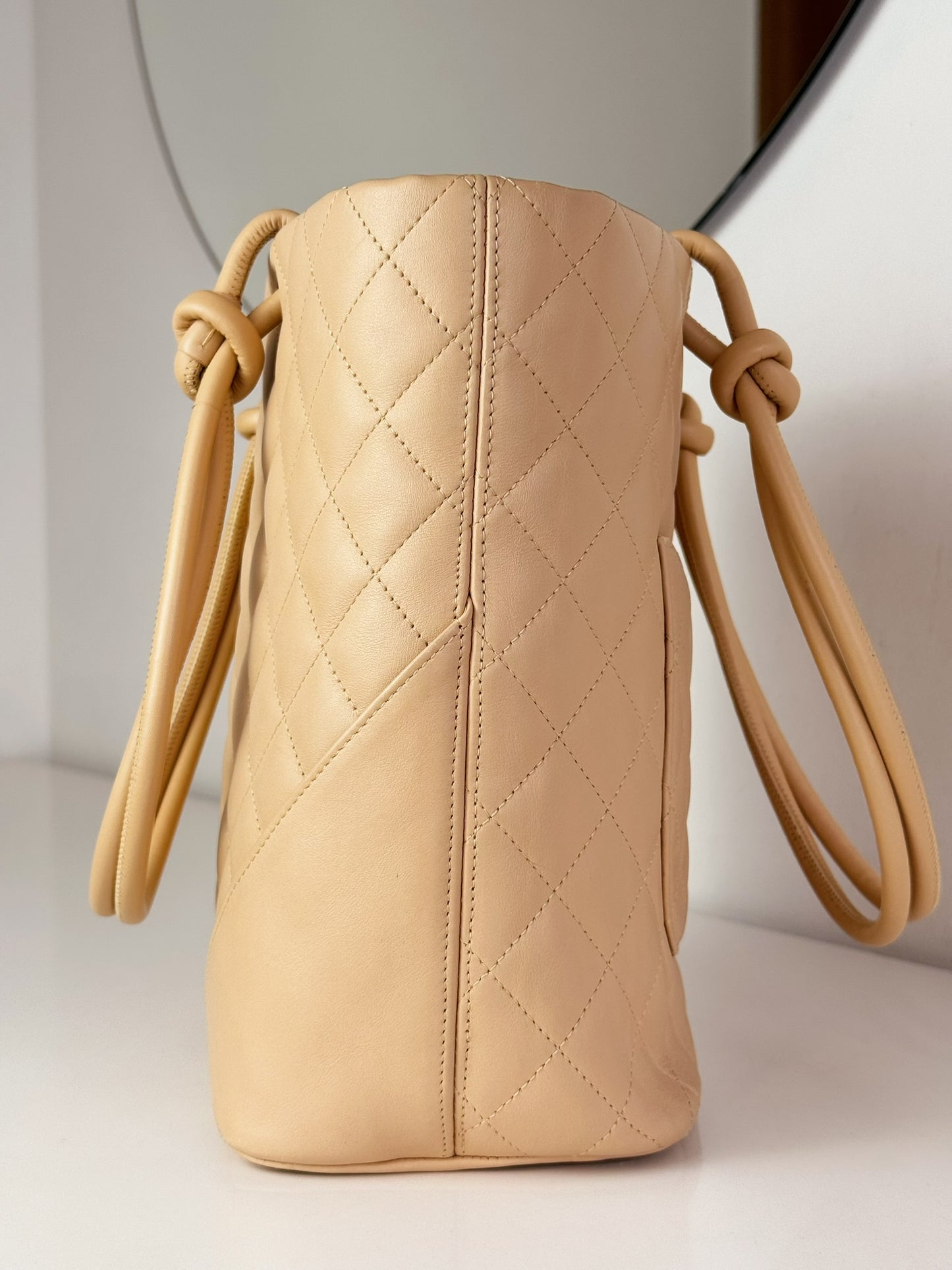 Chanel Vintage Cambon Shoulder Tote Bag