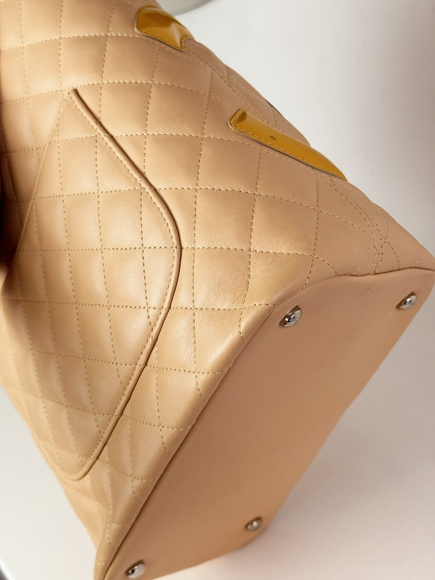 Chanel Vintage Cambon Shoulder Tote Bag