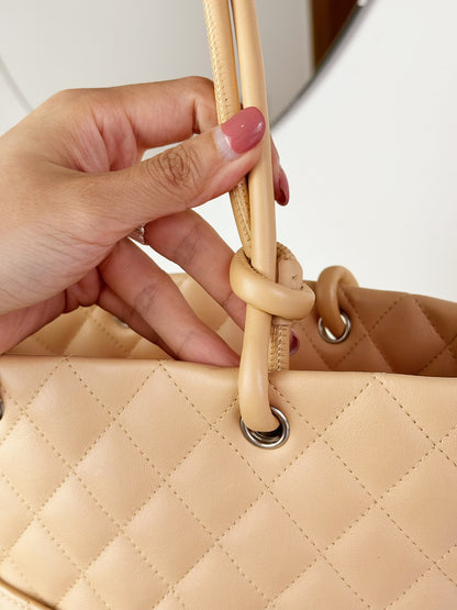 Chanel Vintage Cambon Shoulder Tote Bag