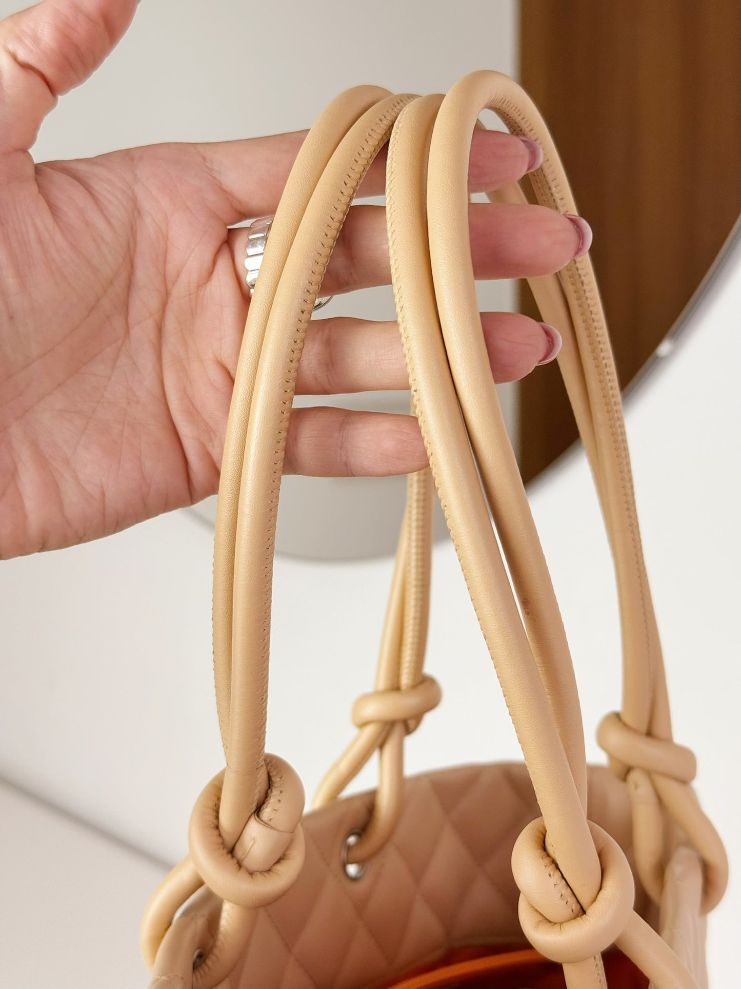 Chanel Vintage Cambon Shoulder Tote Bag