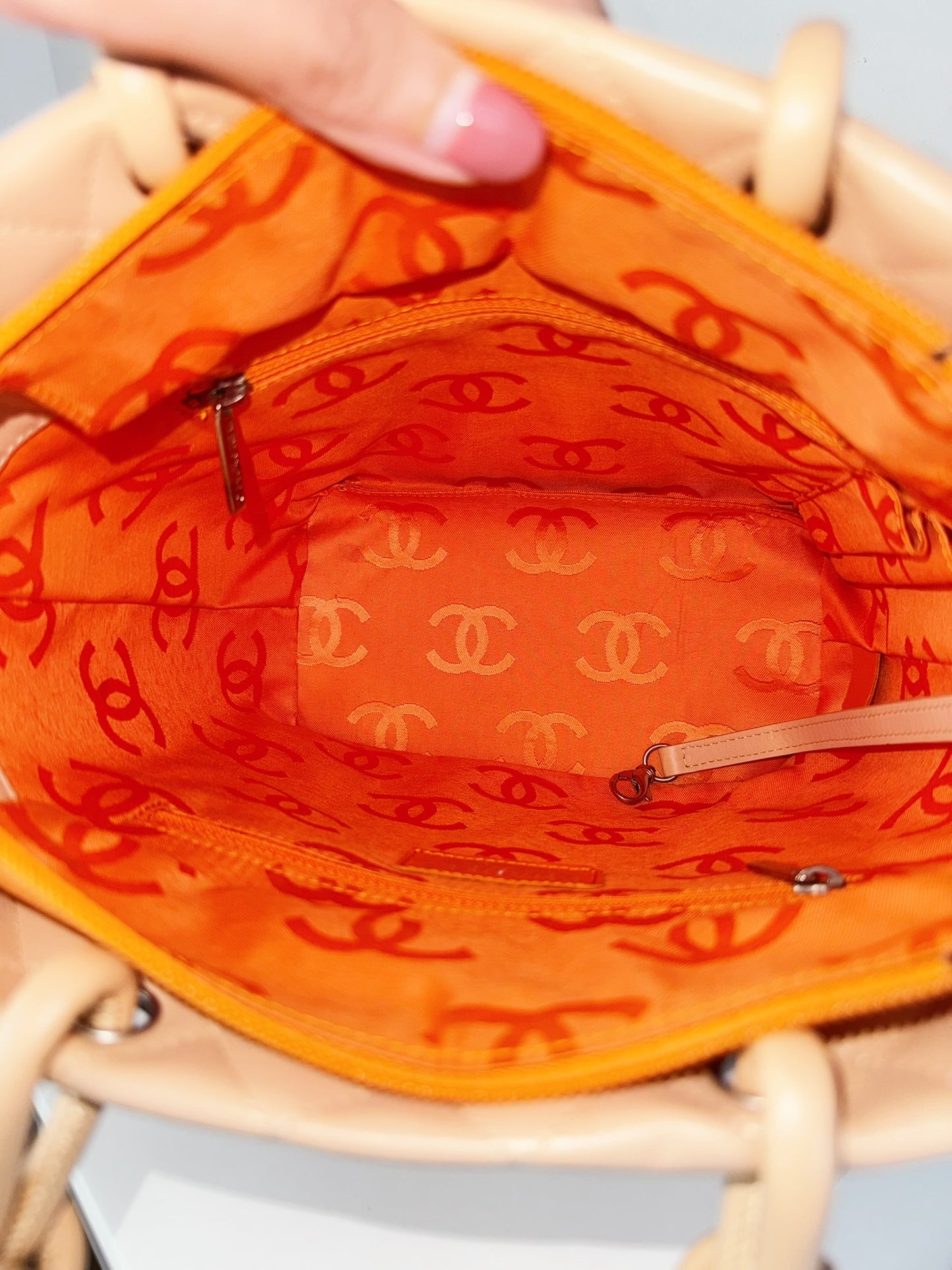 Chanel Vintage Cambon Shoulder Tote Bag