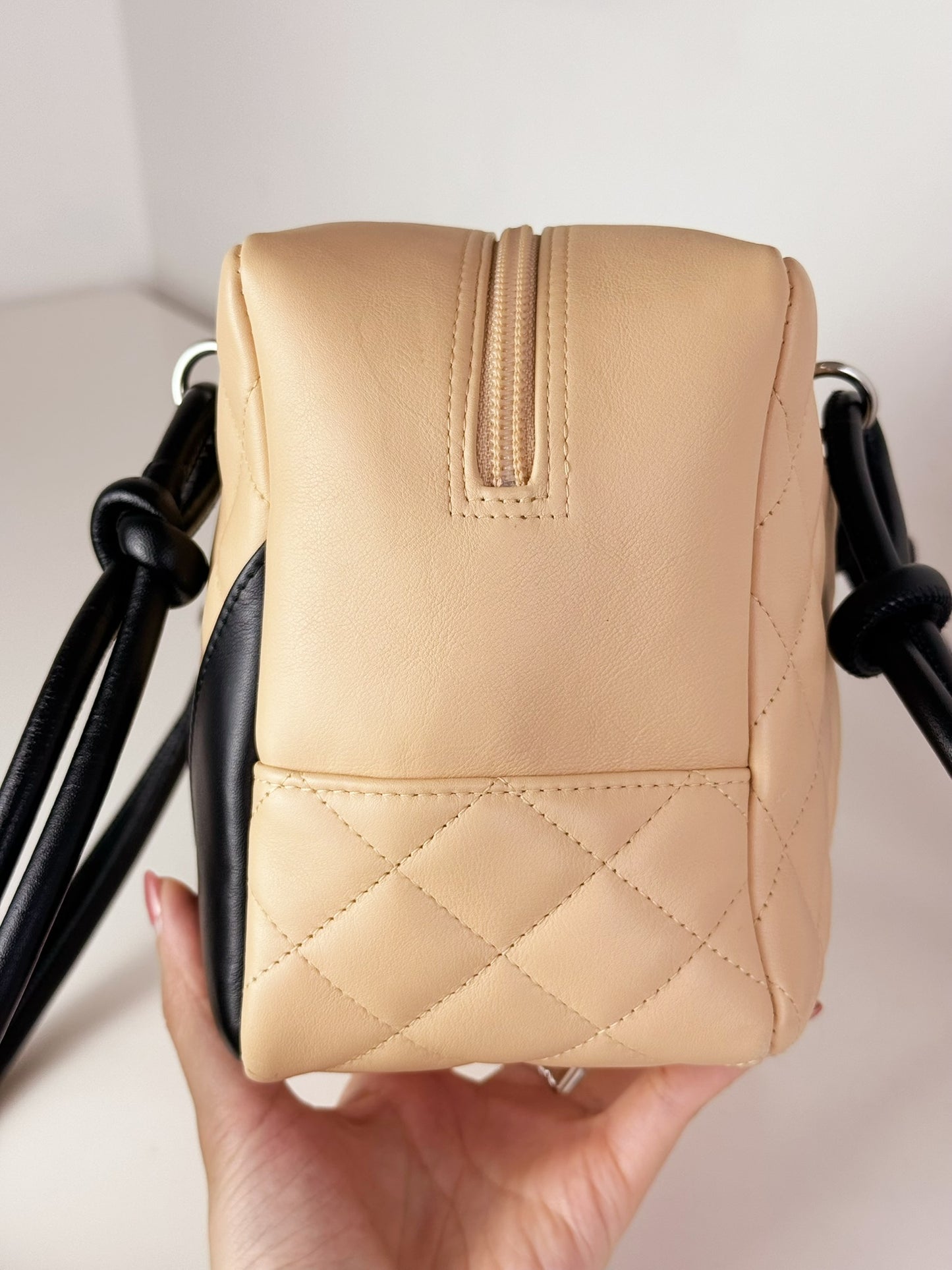 Chanel Vintage Cambon Bowling Shoulder Bag