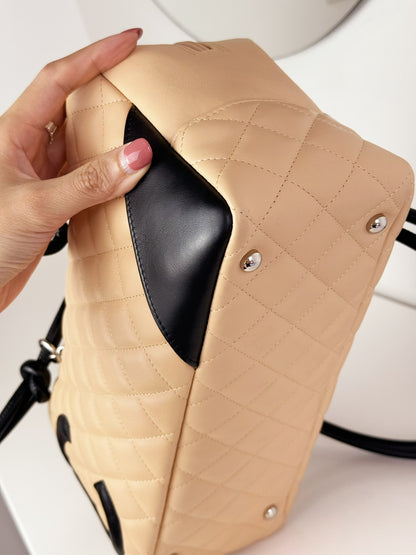 Chanel Vintage Cambon Bowling Shoulder Bag