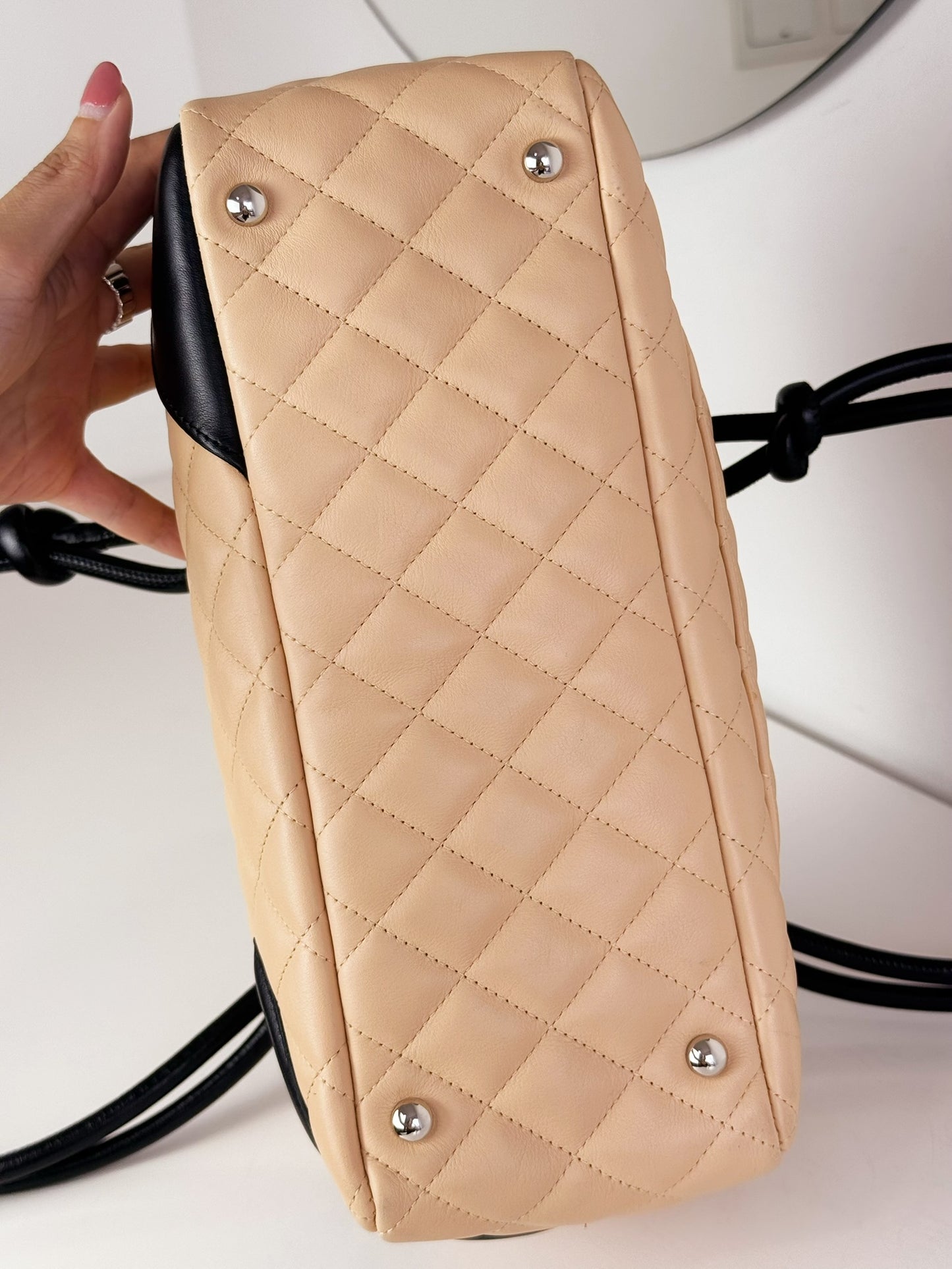 Chanel Vintage Cambon Bowling Shoulder Bag