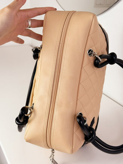 Chanel Vintage Cambon Bowling Shoulder Bag