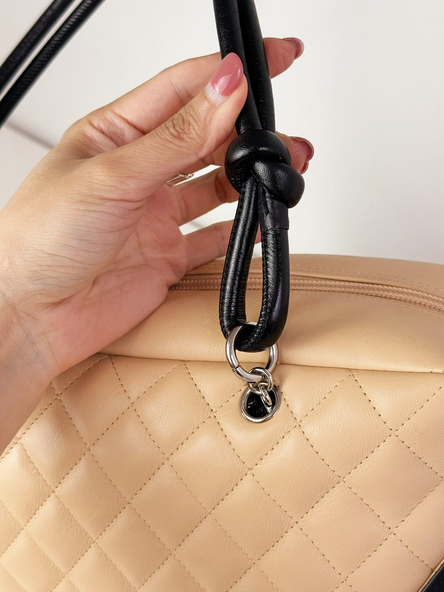 Chanel Vintage Cambon Bowling Shoulder Bag