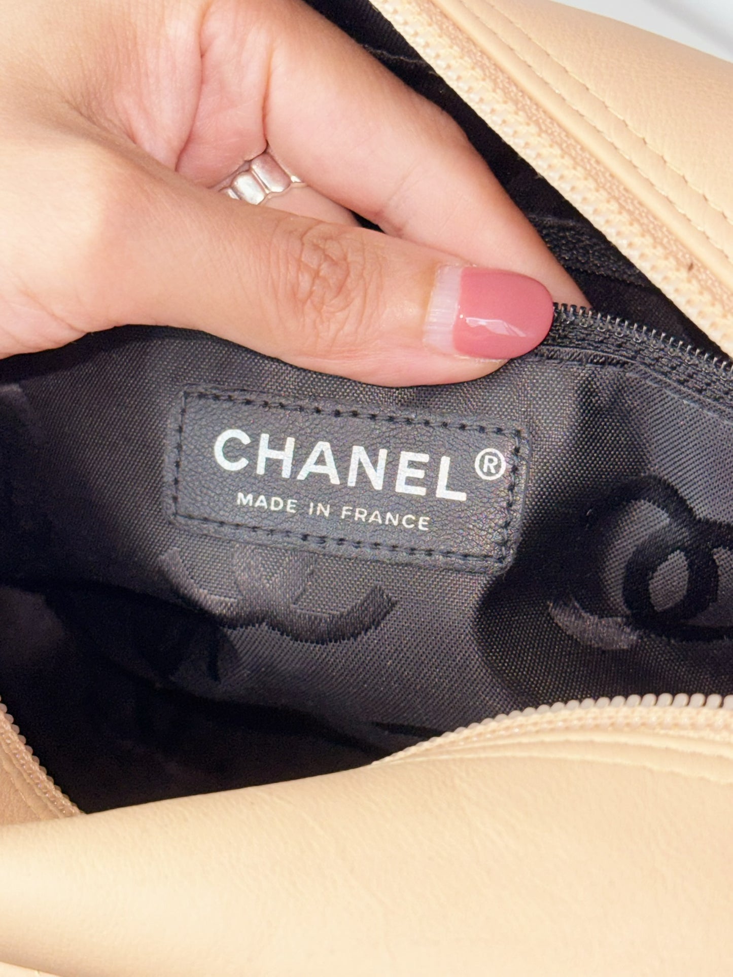 Chanel Vintage Cambon Bowling Shoulder Bag