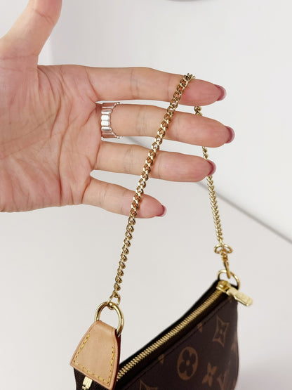 Louis Vuitton Vintage Mini Pochette Accessoires Shoulder Crossbody Bag