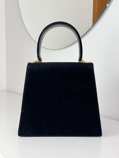 Salvatore Ferragamo Vintage Velvet Gancini Handbag Crossbody Bag