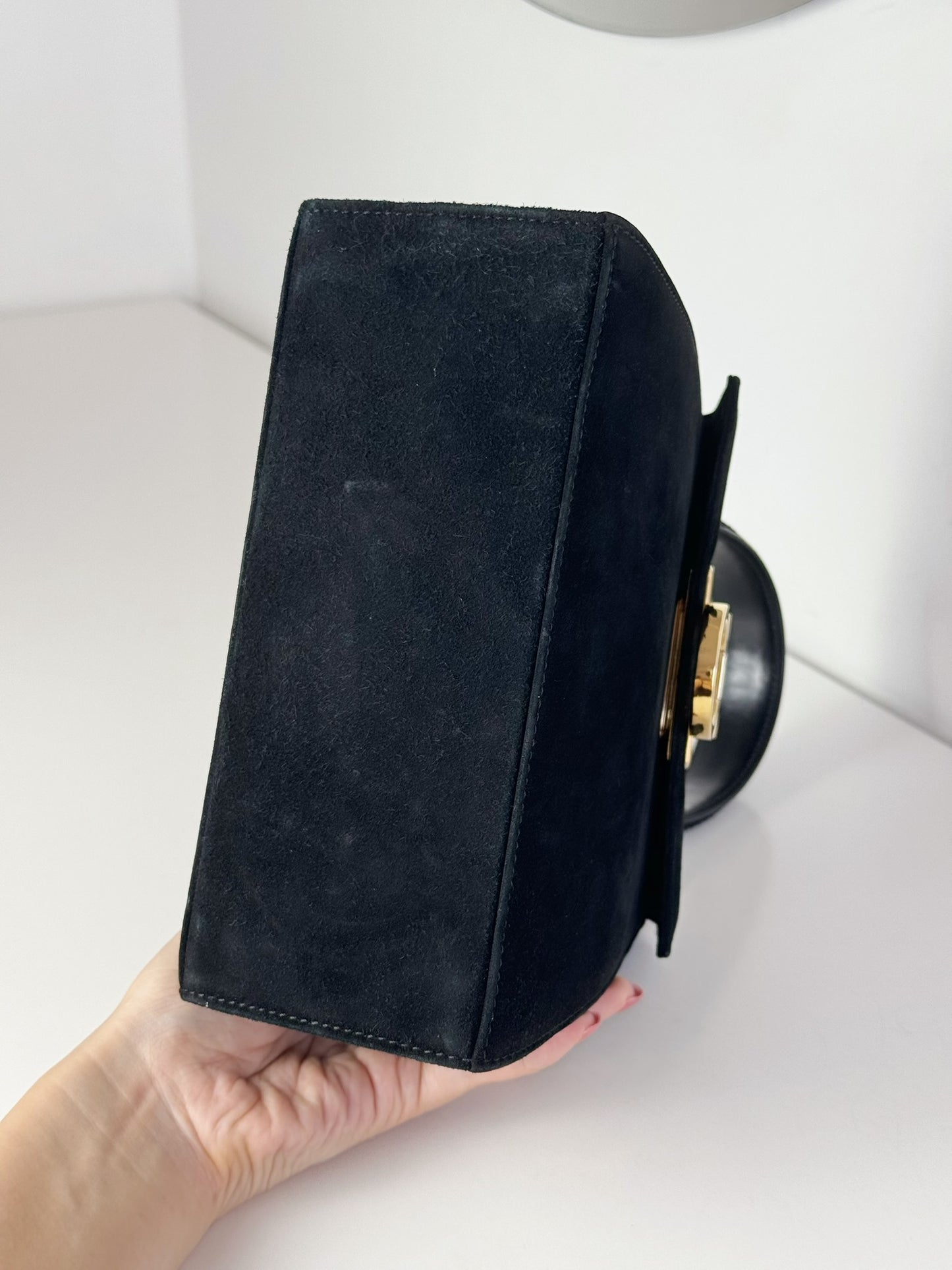 Salvatore Ferragamo Vintage Velvet Gancini Handbag Crossbody Bag