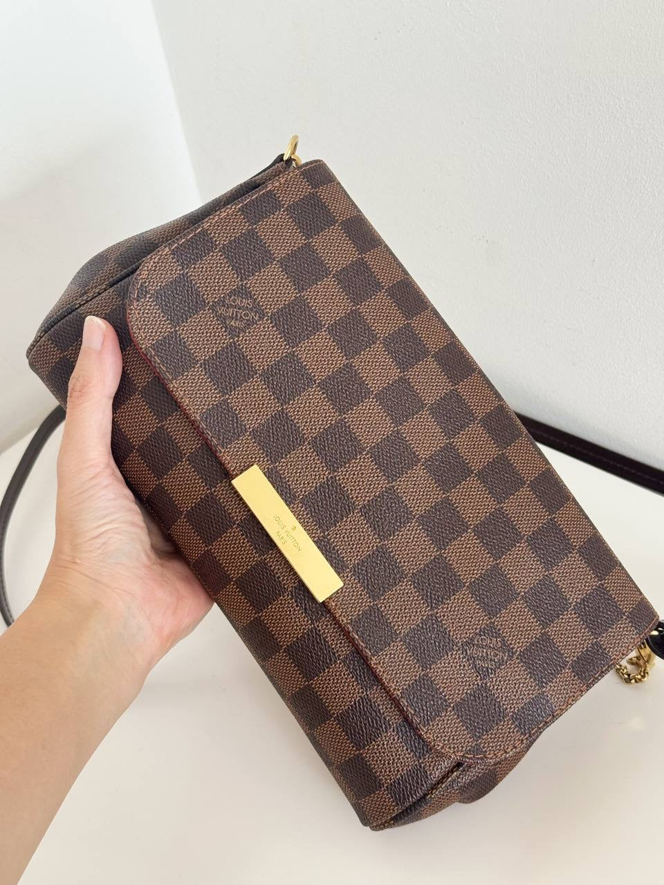 Louis Vuitton Vintage Damier Favorite Shoulder Crossbody Bag