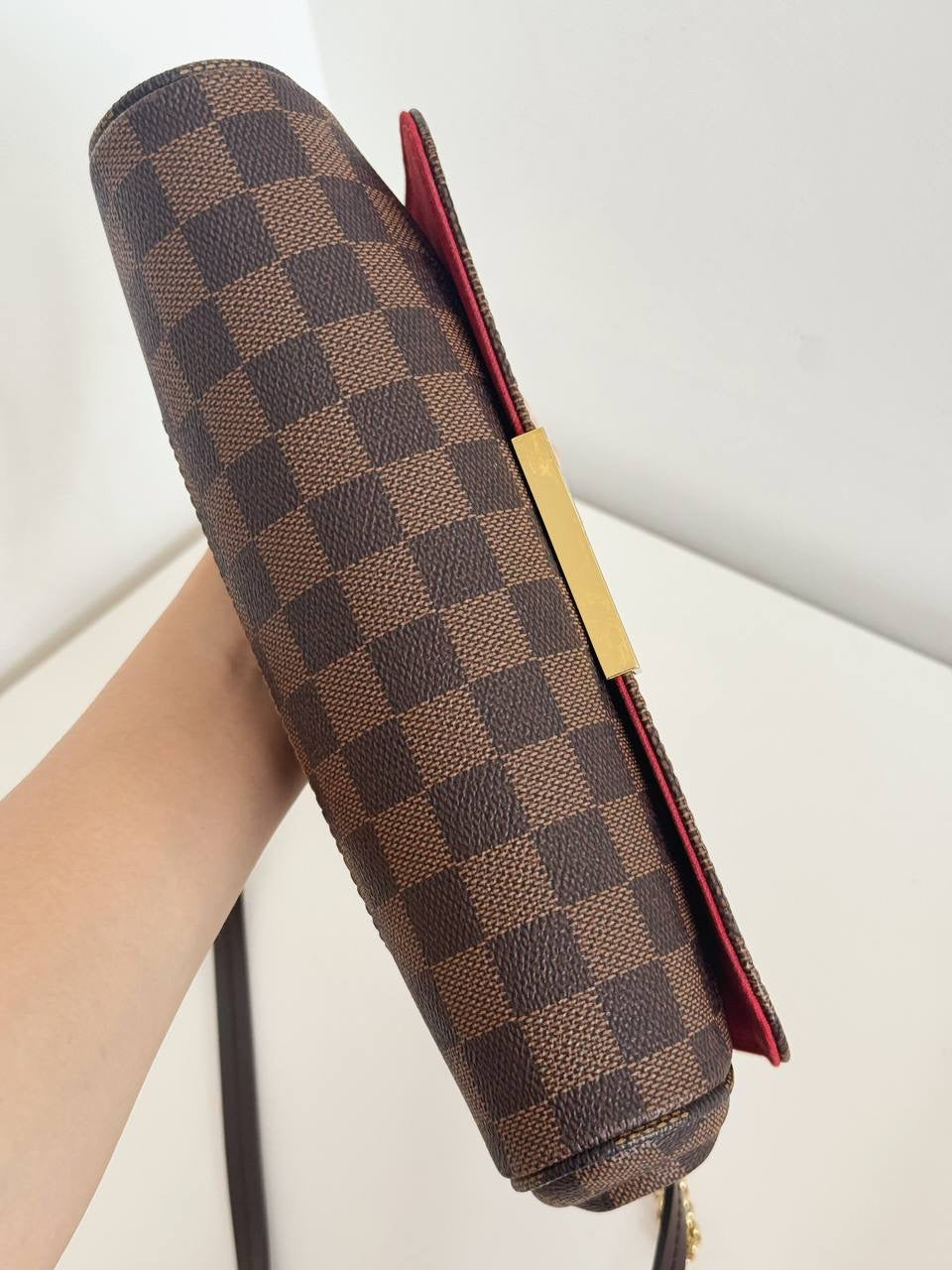 Louis Vuitton Vintage Damier Favorite Shoulder Crossbody Bag