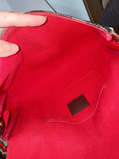 Louis Vuitton Vintage Damier Favorite Shoulder Crossbody Bag