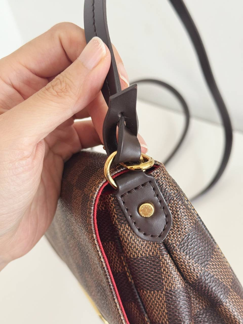 Louis Vuitton Vintage Damier Favorite Shoulder Crossbody Bag