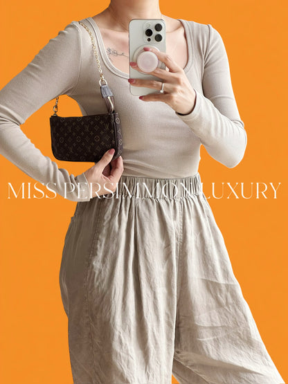 Louis Vuitton Vintage Monomini Idylle Marais Bucket Tote Shoulder Bag