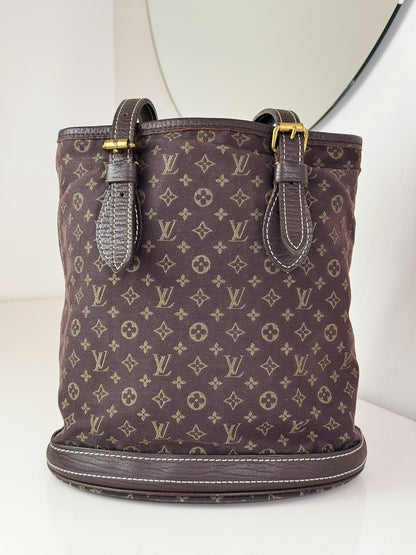 Louis Vuitton Vintage Monomini Idylle Marais Bucket Tote Shoulder Bag