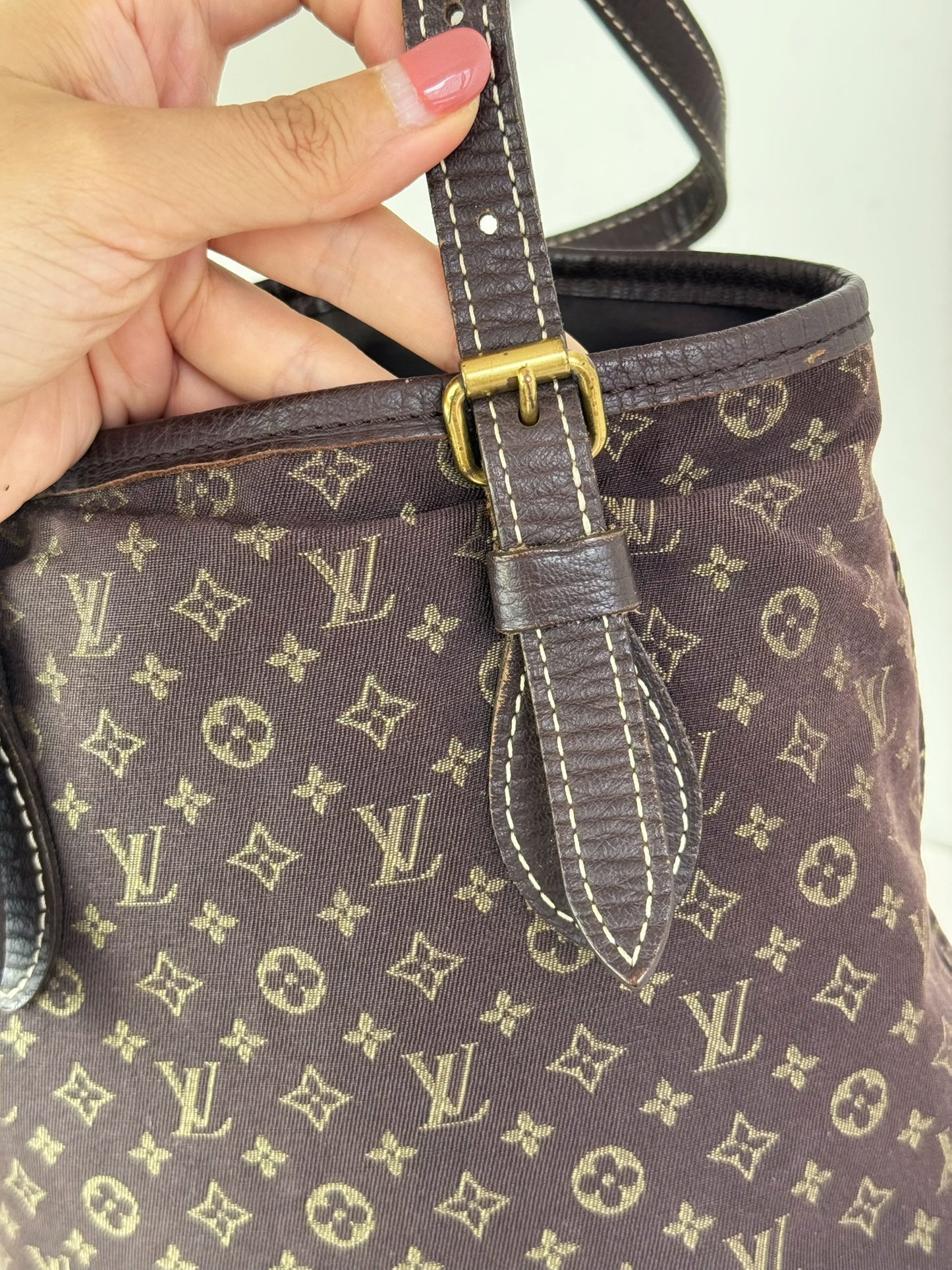 Louis Vuitton Vintage Monomini Idylle Marais Bucket Tote Shoulder Bag