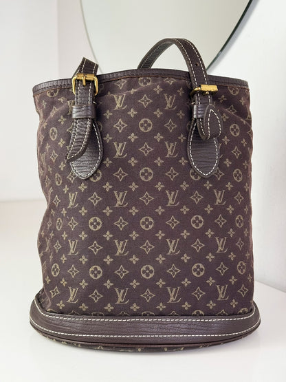 Louis Vuitton Vintage Monomini Idylle Marais Bucket Tote Shoulder Bag