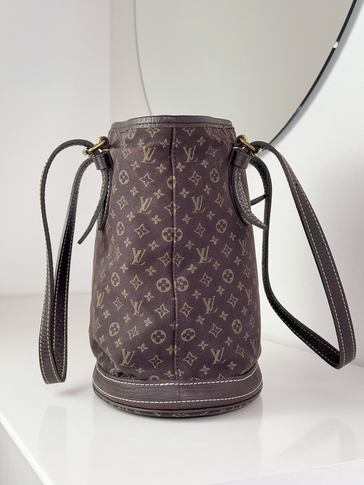 Louis Vuitton Vintage Monomini Idylle Marais Bucket Tote Shoulder Bag