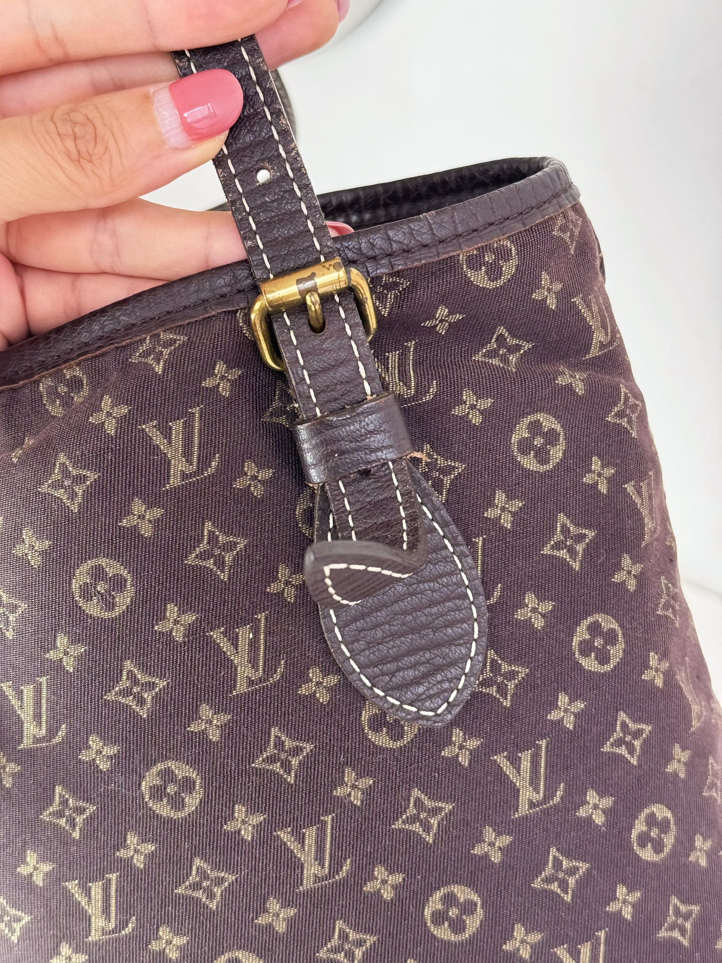 Louis Vuitton Vintage Monomini Idylle Marais Bucket Tote Shoulder Bag
