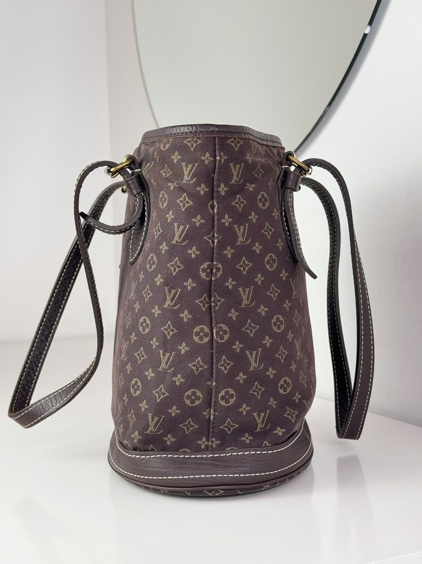 Louis Vuitton Vintage Monomini Idylle Marais Bucket Tote Shoulder Bag